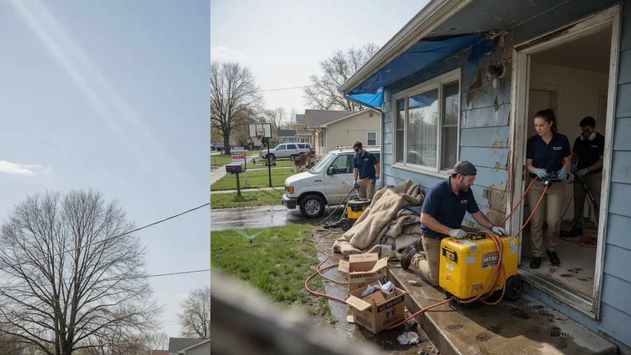 Basement Flood Cleanup in Stoutsville, OH near me